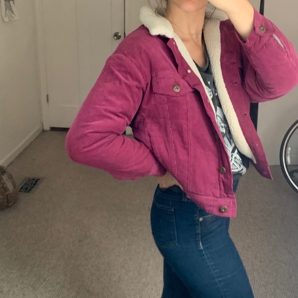 NWT Sherpa lined bomber jacket - Picture 2 of 7